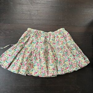 Jcrew Liberty print Floral Print Mini Skirt in Pink & Green